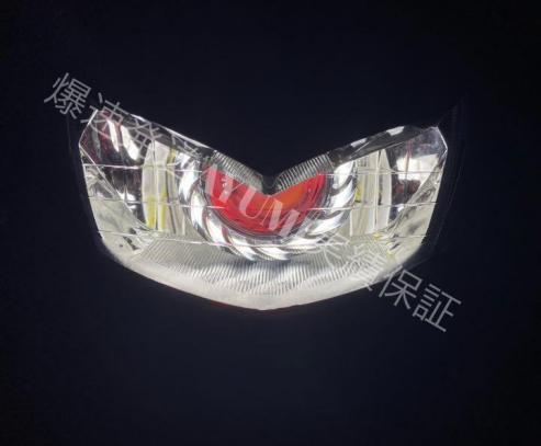 バイク アドレスv125g バイク用 LEDヘッドライト イカリング