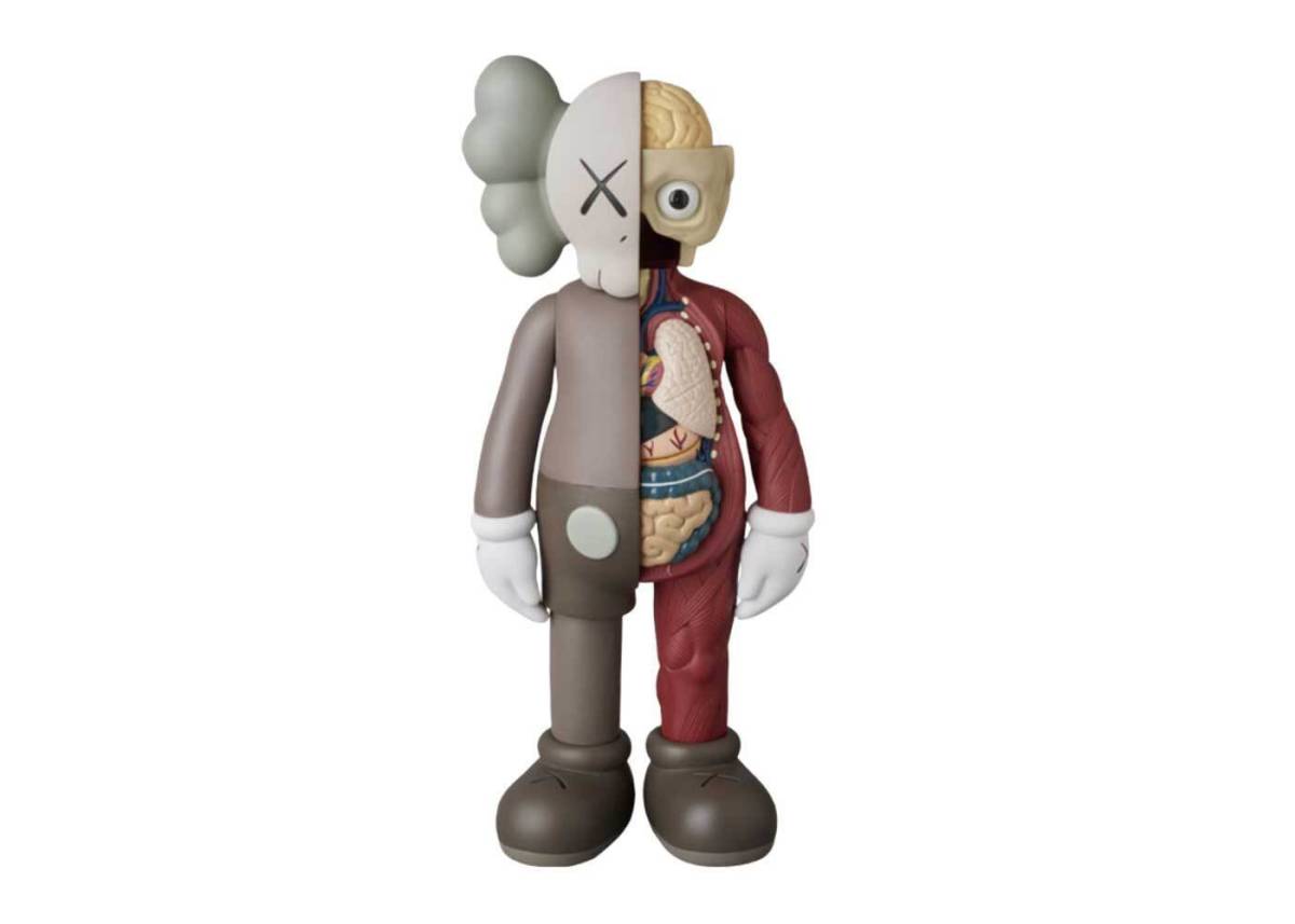 KAWS × Medicom Toy Companion Flayed Brown メディコム トイ カウズ 
