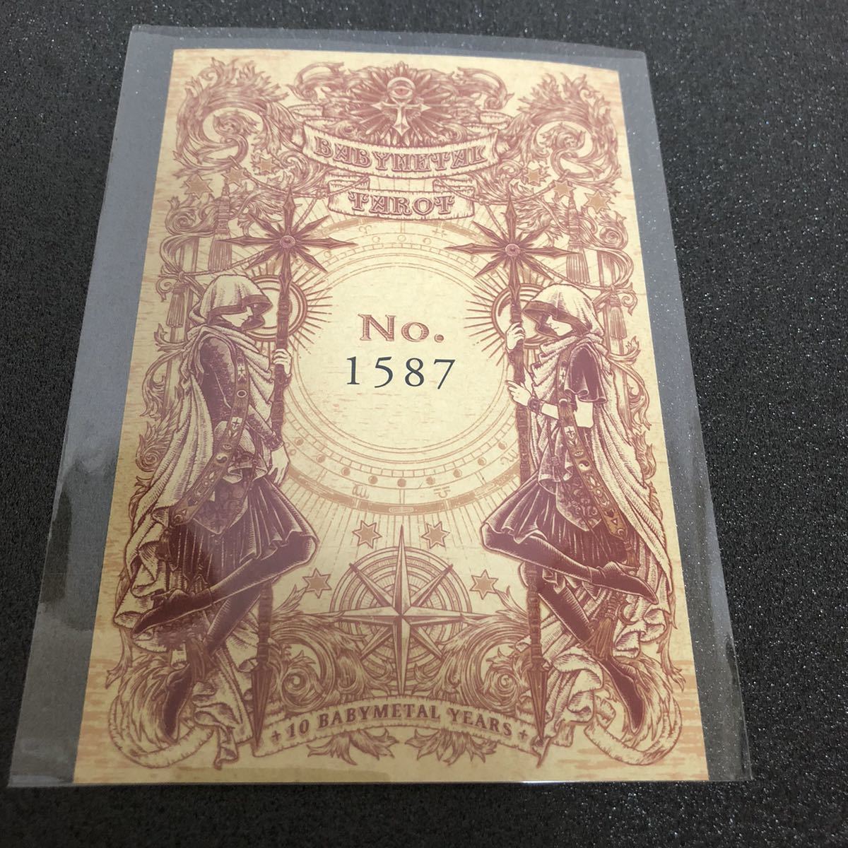 単品／同梱可【ナンバリング用紙】BABYMETAL TAROT CARDS／タロット