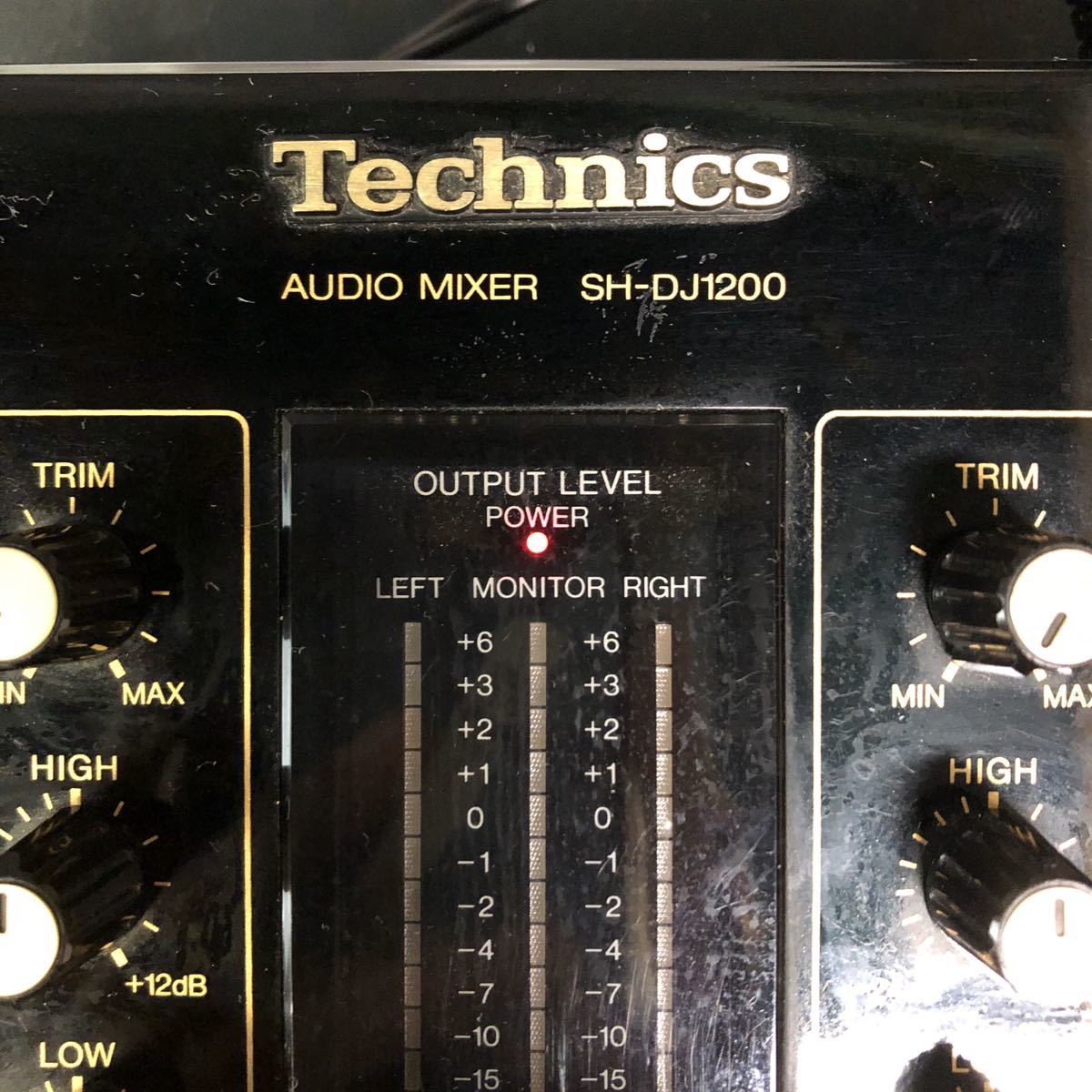○[Ja-2-re] Technics SH-DJ1200 DJミキサー 動作ワケあり品 