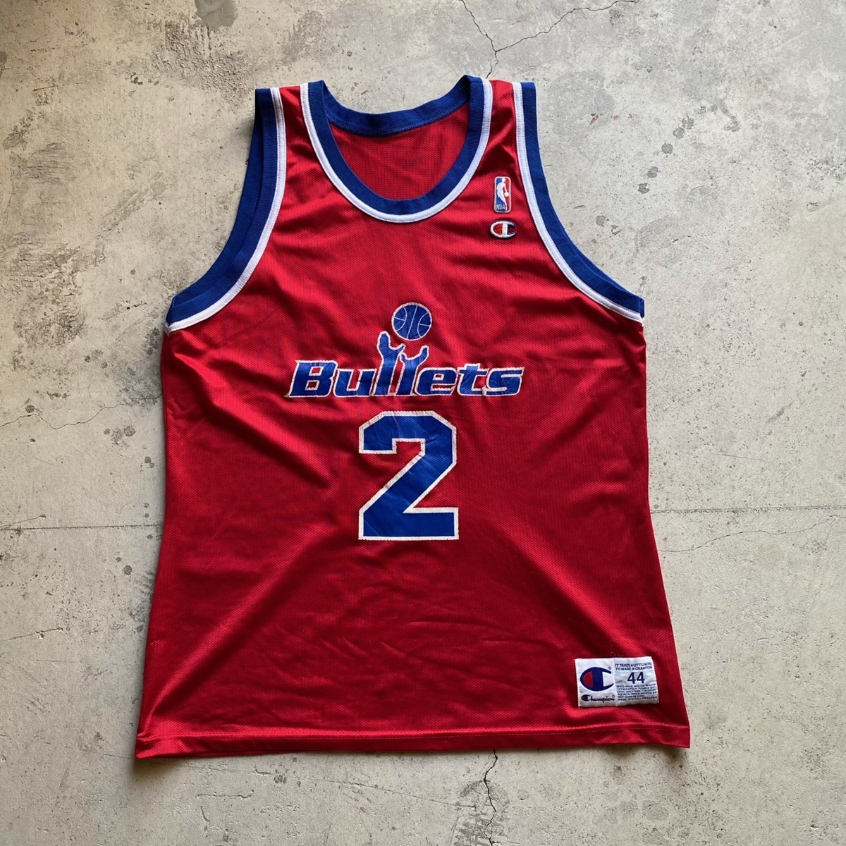 NBA ワシントンブレッツ クリス・ウェバー選手　ユニ 48 美品 90年代 NBAユニフォーム ワシントンウィザーズ bullets クリスウェバー