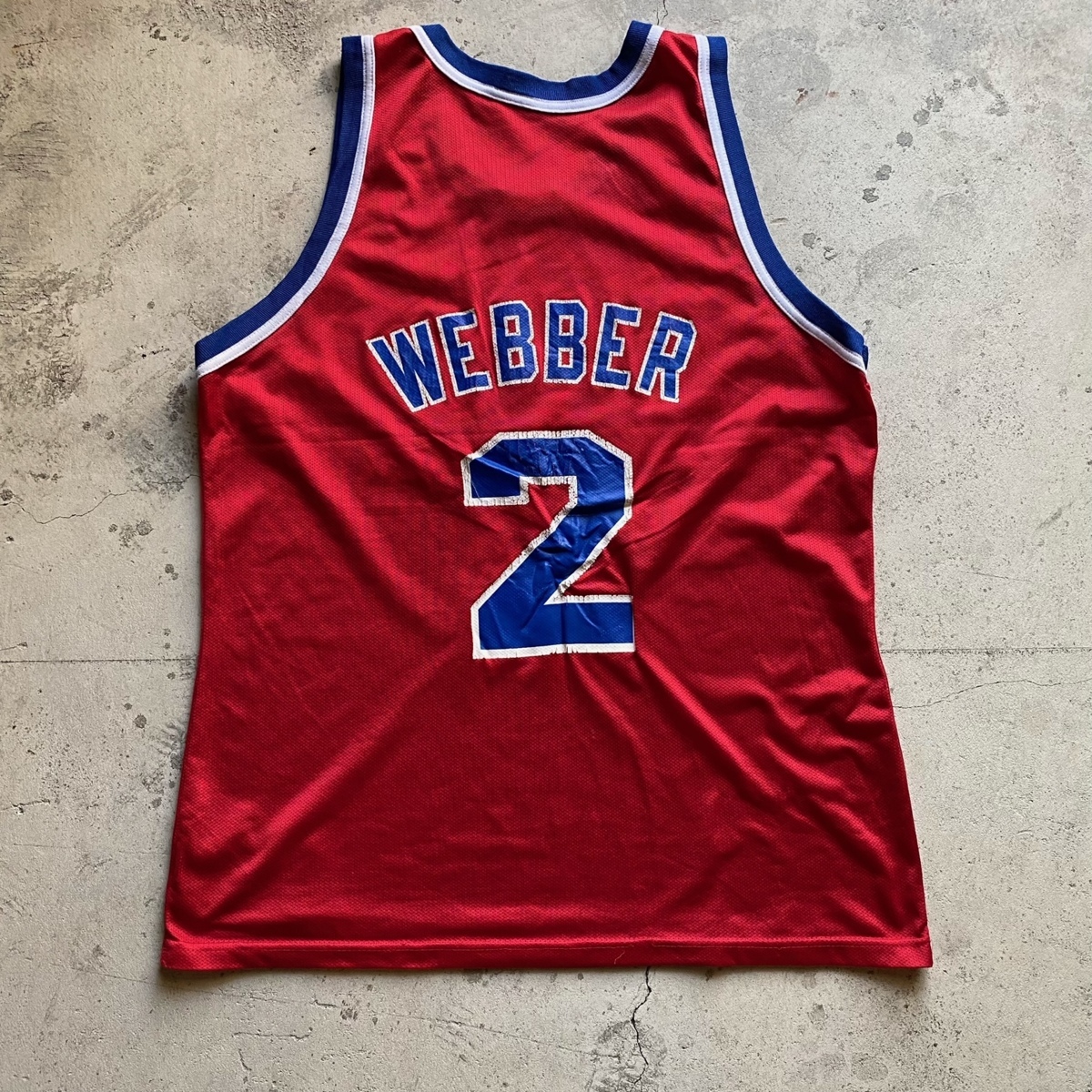 NBA ワシントンブレッツ クリス・ウェバー選手　ユニ 48 美品 90年代 NBAユニフォーム ワシントンウィザーズ bullets クリスウェバー