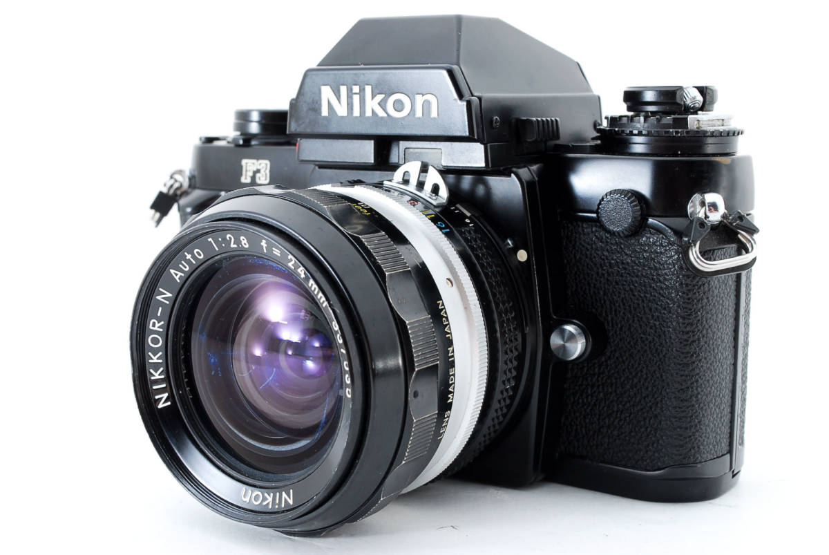 □ 美品 □ ニコン Nikon F3 アイレベル + NIKKOR-H Auto F2.8 24mm #