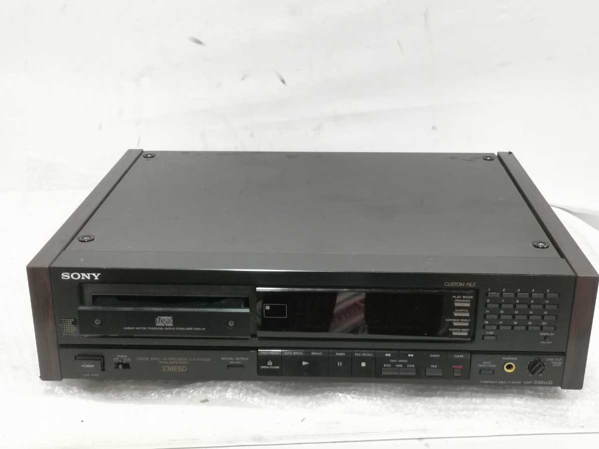 人気セール，安い SONY CDP-338ESD CD PLAYER ジャンク(ソニー)｜売買されたオークション情報、yahooの商品情報をアーカイブ公開 - オークファン ソニー