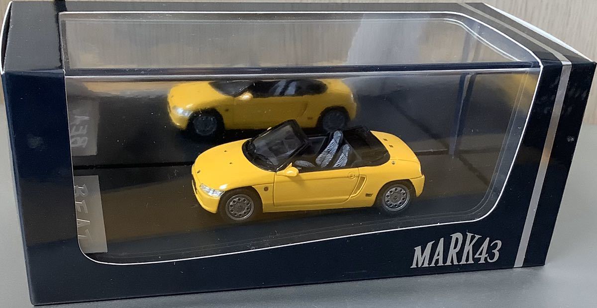 レア♪1/43(MARK43)ホンダ・ビート(PP1)カーニバルイエロー♪HONDA 