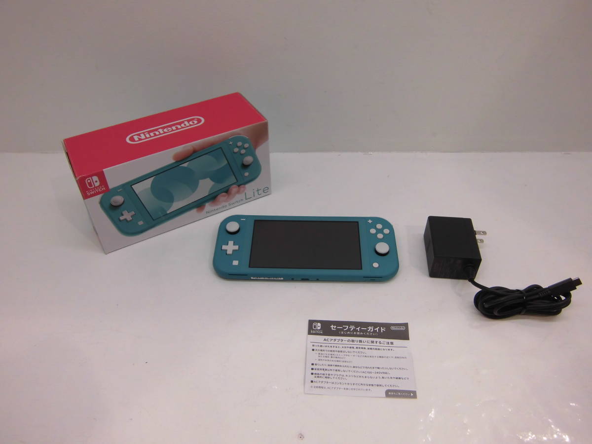 B　中古　Nintendo Switch Lite　ターコイズ　任天堂　ニンテンドースイッチライト