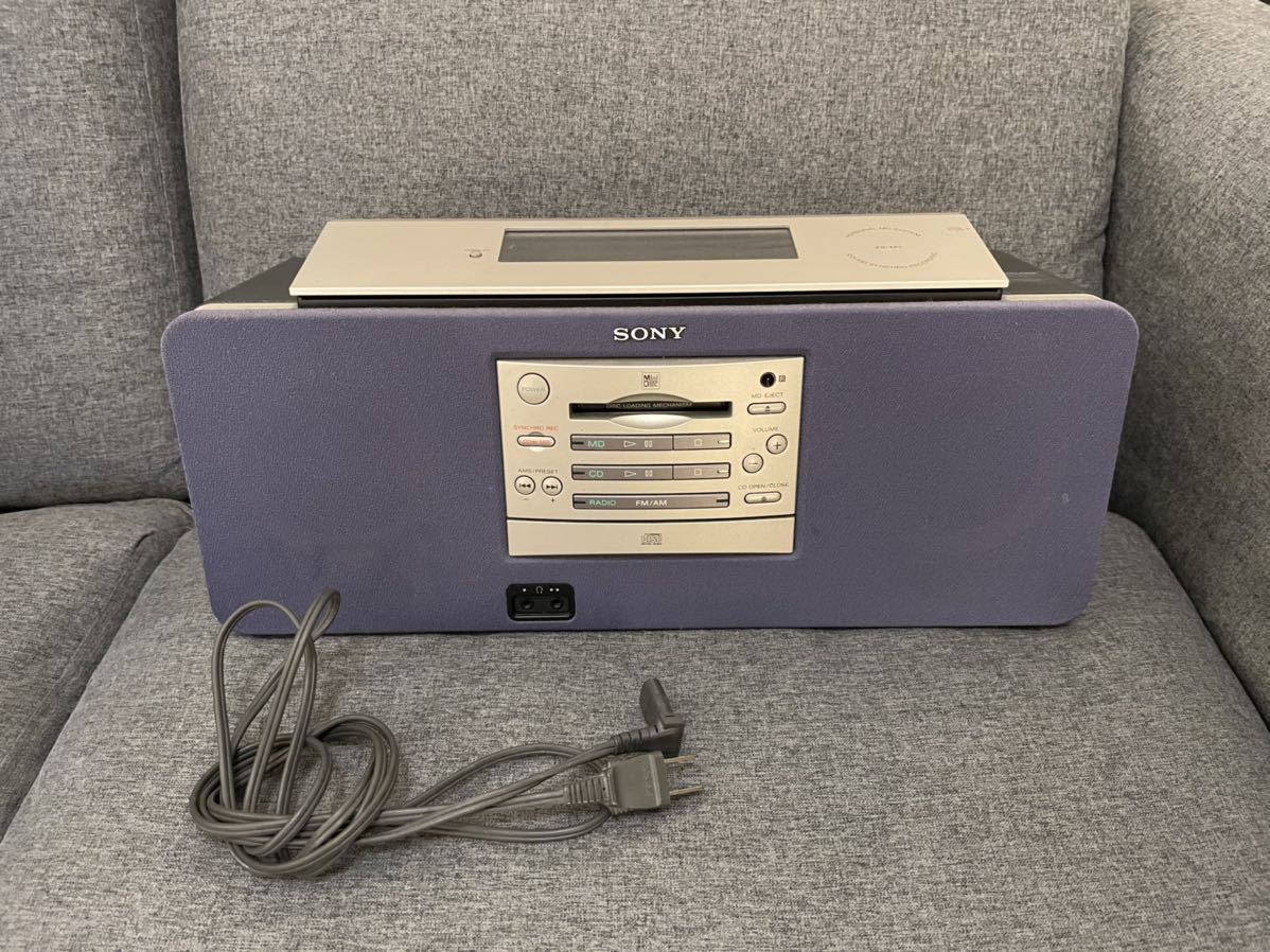【動作確認済】ソニー パーソナルミニディスクシステム　ZS‑M5 ZS-M5 SONY ソニー Sony CD ラジカセ MD ⁄ - パーソナルミニディスク