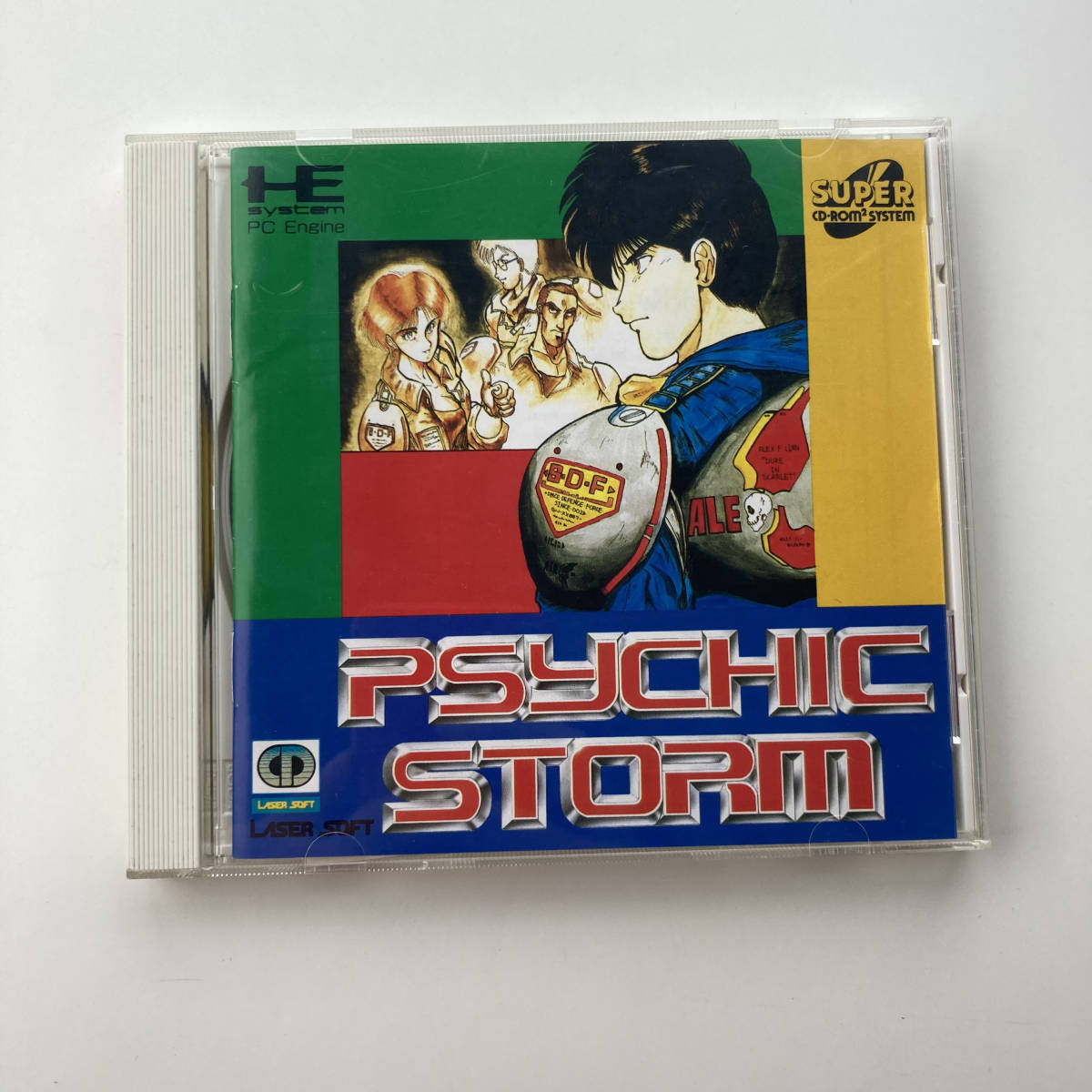 PCエンジン サイキックストーム SUPER CD-ROM2 帯付 ハガキ付 美品 