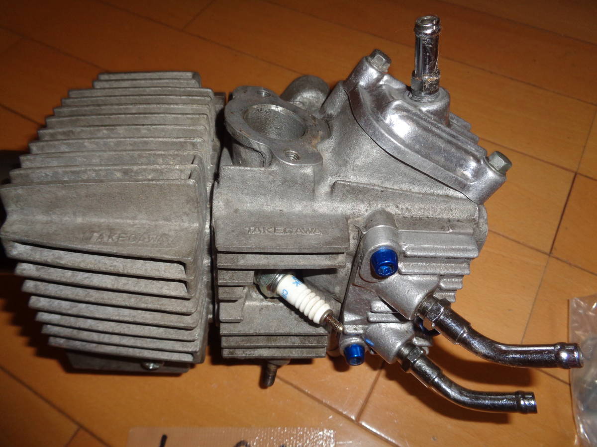ラ*タ様 ホンダ モンキー中古 タケガワ Fディスク キャリパー Rサス青