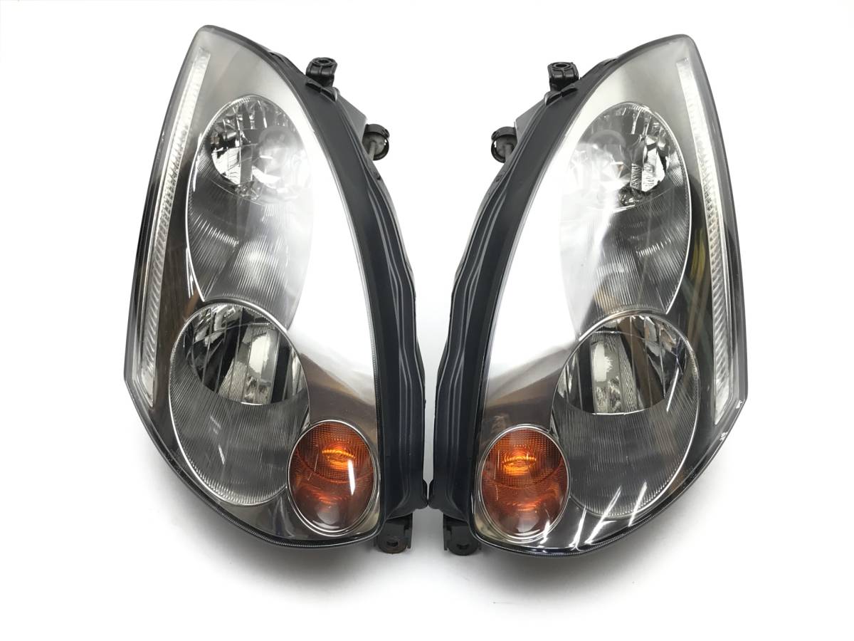 良品♪ スカイラインクーペ CPV35 純正 キセノン HID ヘッドライト 左右セット ICHIKOH 1708 即決/即納