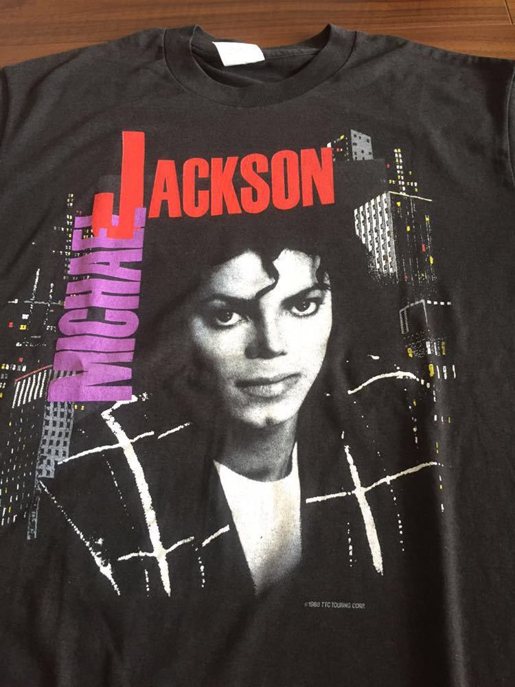【新作登場，限定セール】 MICHAEL JACKSON BAD TOUR Tシャツ マイケル ジャクソン(Tシャツ)｜売買されたオークション情報、yahooの商品情報をアーカイブ公開 - オークファン Tシャツ