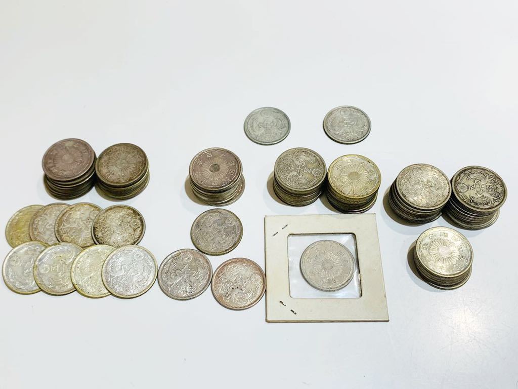 大正12年 | 大正14年 小型50銭銀貨 鳳凰 50銭 古銭 ②銀貨まとめ 0