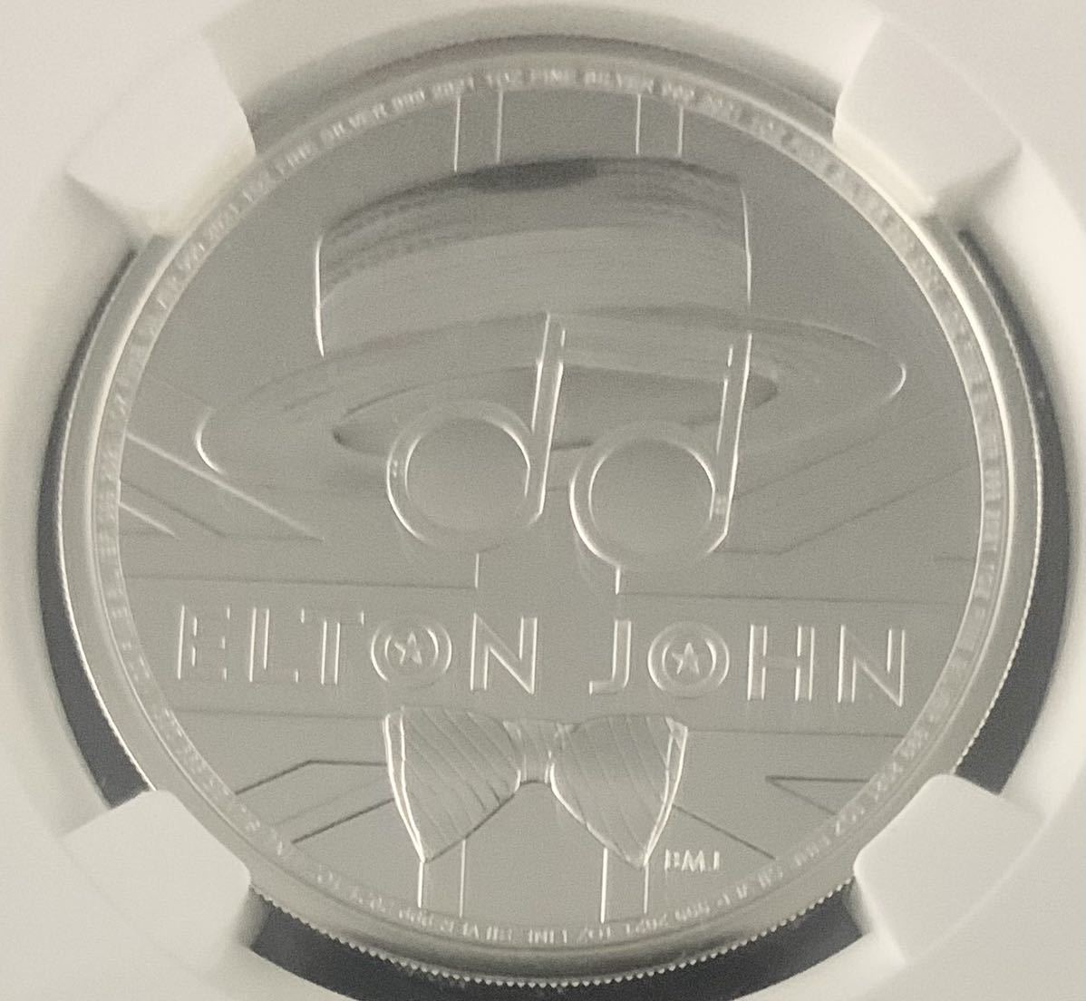 エルトン・ジョン 1オンス 銀貨 2021年 記念コイン BU版 エルトン