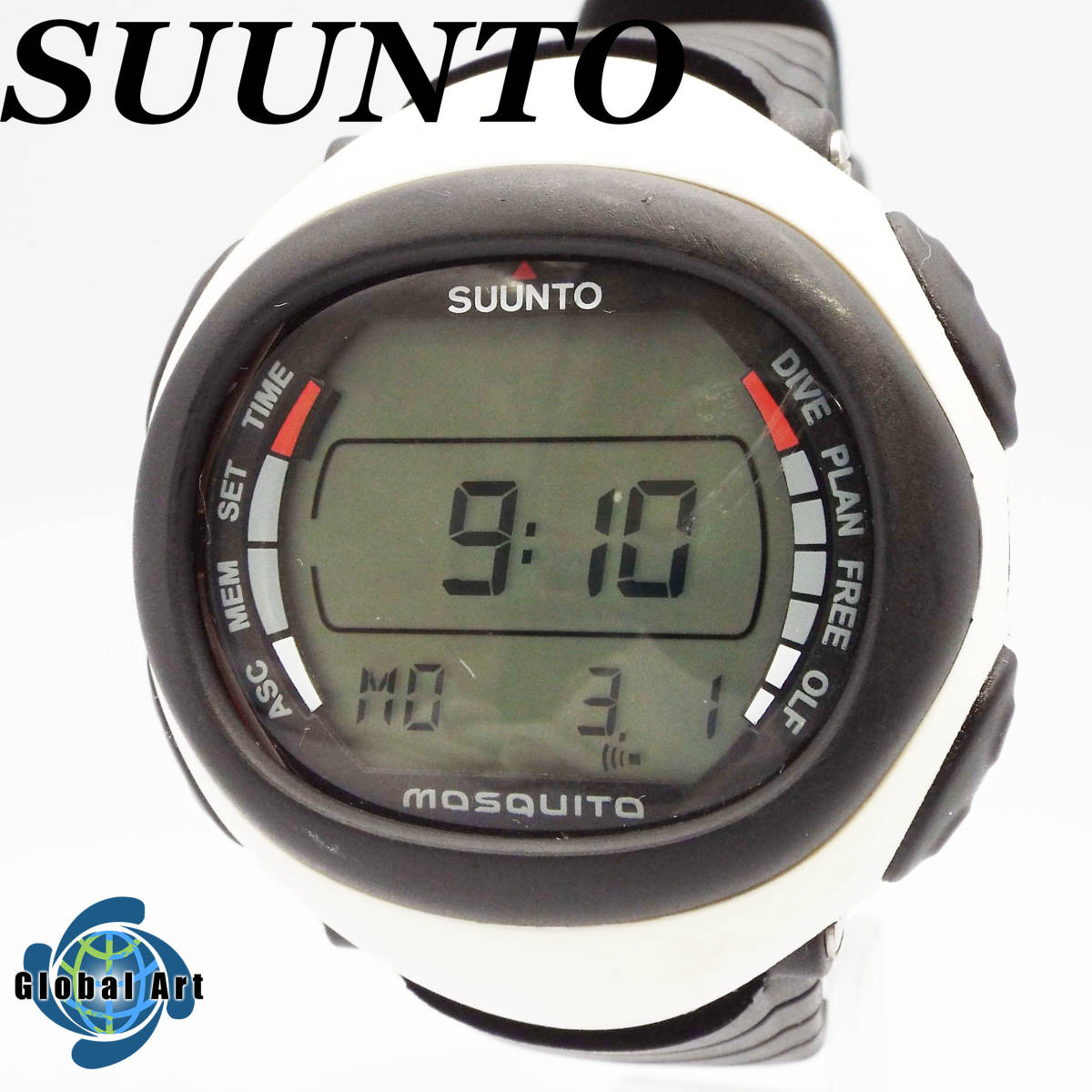 あ07291/SUUNTO スント/MOSQUITO モスキート/ダイブコンピューター/クオーツ/腕時計/デジタル/ブラック&times;ホワイト/CR2032(スント)｜売買されたオークション情報、yahooの商品情報をアーカイブ公開 スント