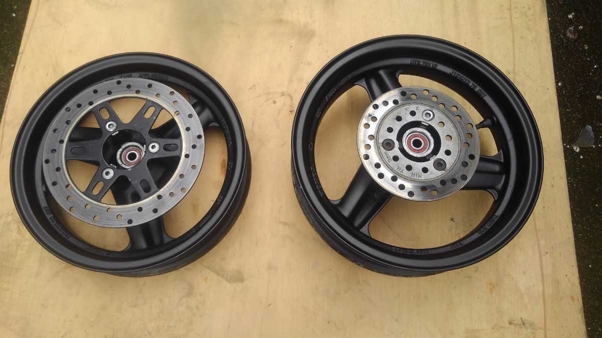 NSR50 純正ホイール エイプ NSF100 NSF100、NSR50ホイール前後セット