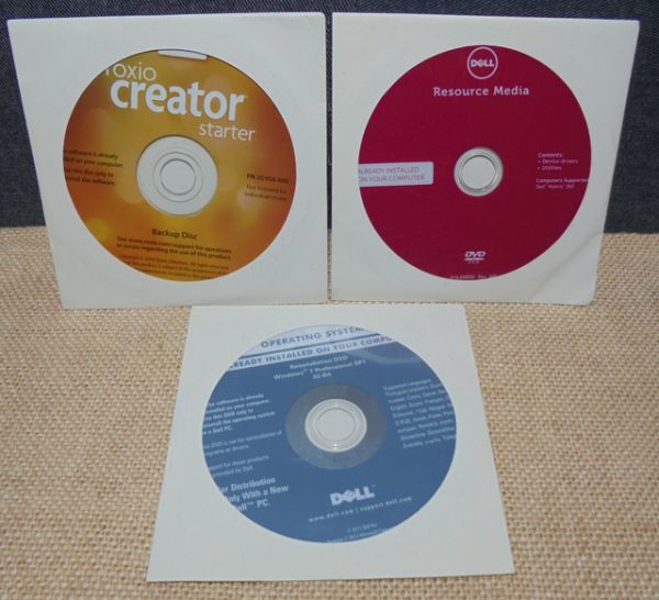 Dell Vostro 260 Resource Media Windows7 Sp1 32 Bit Dvd Roxio Crator Starter ディスク3枚セット Windows 7 売買されたオークション情報 Yahooの商品情報をアーカイブ公開 オークファン Aucfan Com