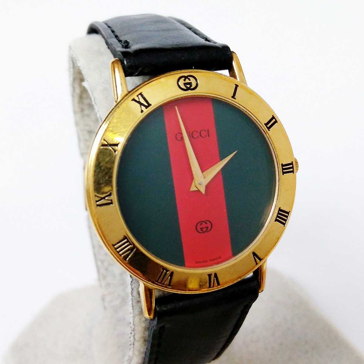 GUCCI シェリーライン クォーツ 腕時計 グッチ GUCCI シェリーライン 腕時計 クォーツ 稼働品 ユニ 3000M
