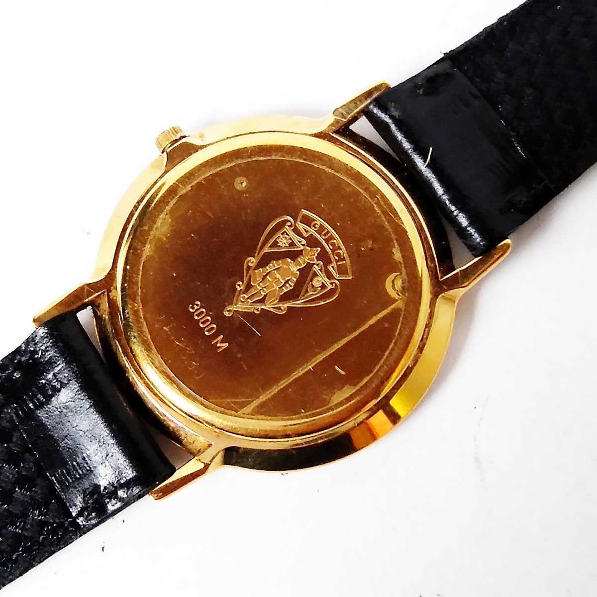 グッチ GUCCI シェリーライン 腕時計 クォーツ 稼働品 ユニ 3000M