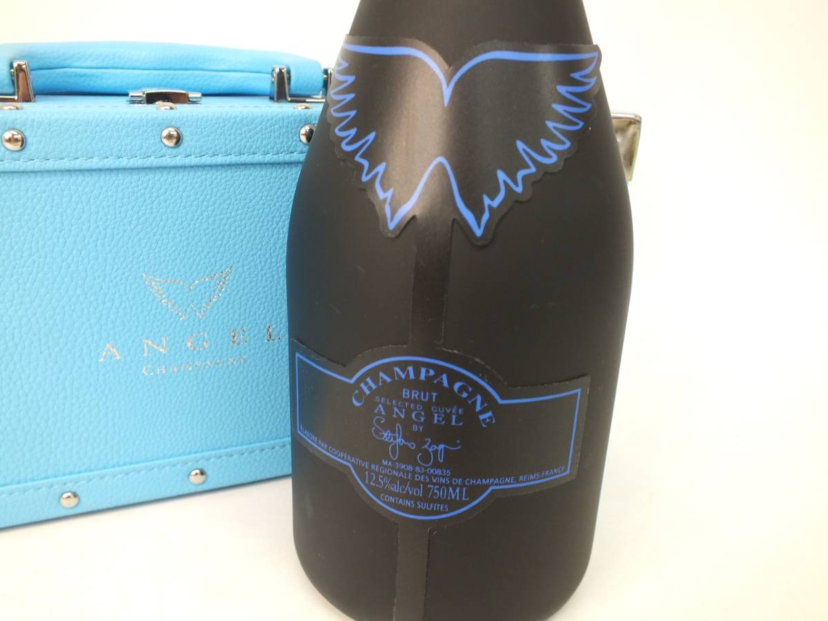 ANGEL CHAMPAGNE NV BRUT HALO BLUE エンジェル シャンパン ブルー 12.5% 750ml ケース付き