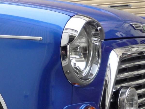 ミラジーノ L700系 メッキ ヘッドランプバイザー L700S ⁄ L710S 
