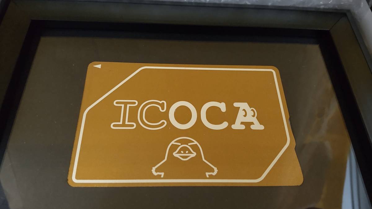 黄金のICOCA 専用フレーム付 J-WEST ゴールドカードポイント交換商品