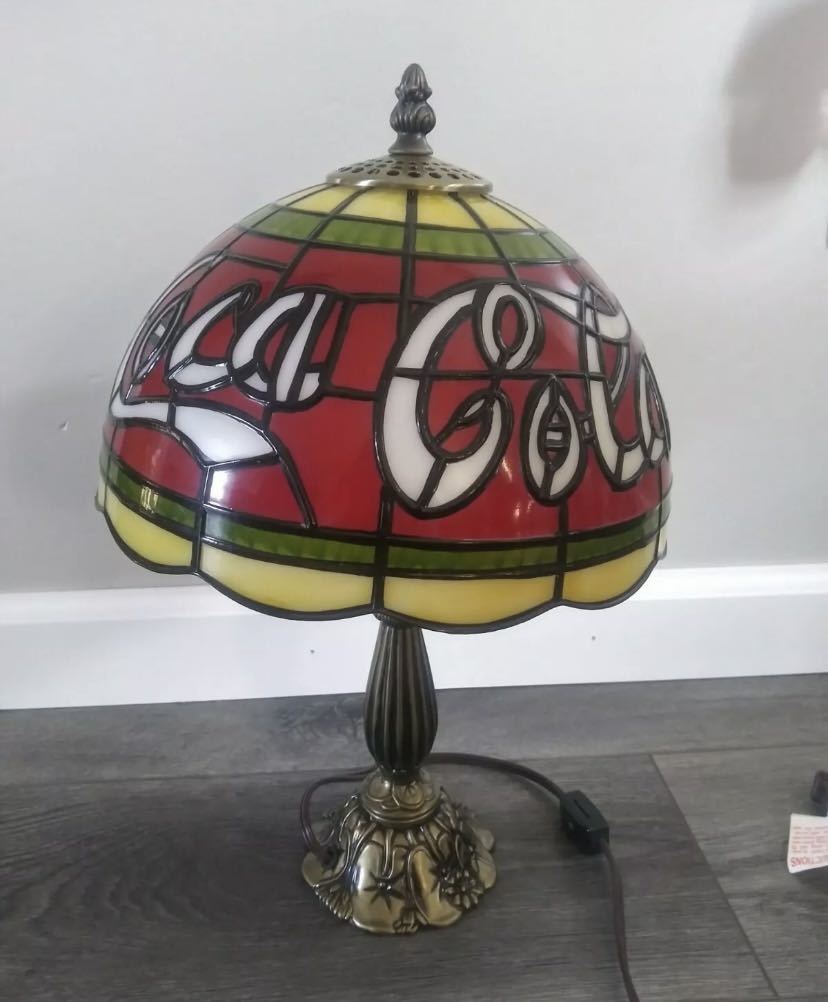 Coca-Cola コカ コーラ ティファニースタイル デスク ランプ ステンド