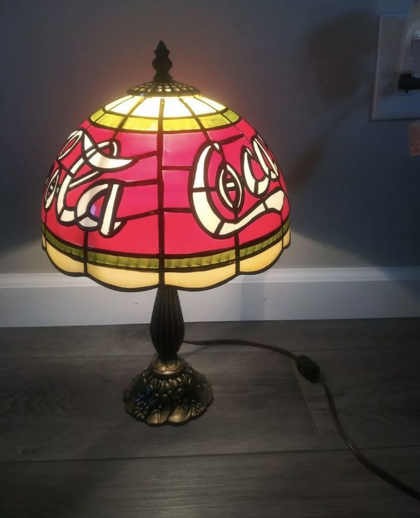 Coca-Cola コカ コーラ ティファニースタイル デスク ランプ ステンド