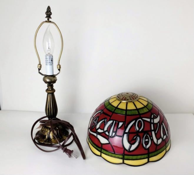 Coca-Cola コカ コーラ ティファニースタイル デスク ランプ ステンド