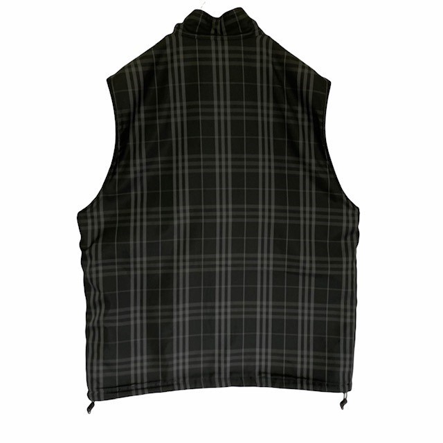 美品 BURBERRY GOLF ノバチェック ベスト ジップアップ M BURBERRY