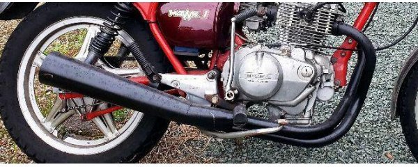 ホーク AGメガホン バブ cb250t cb400t AGクロスメガホン ホーク