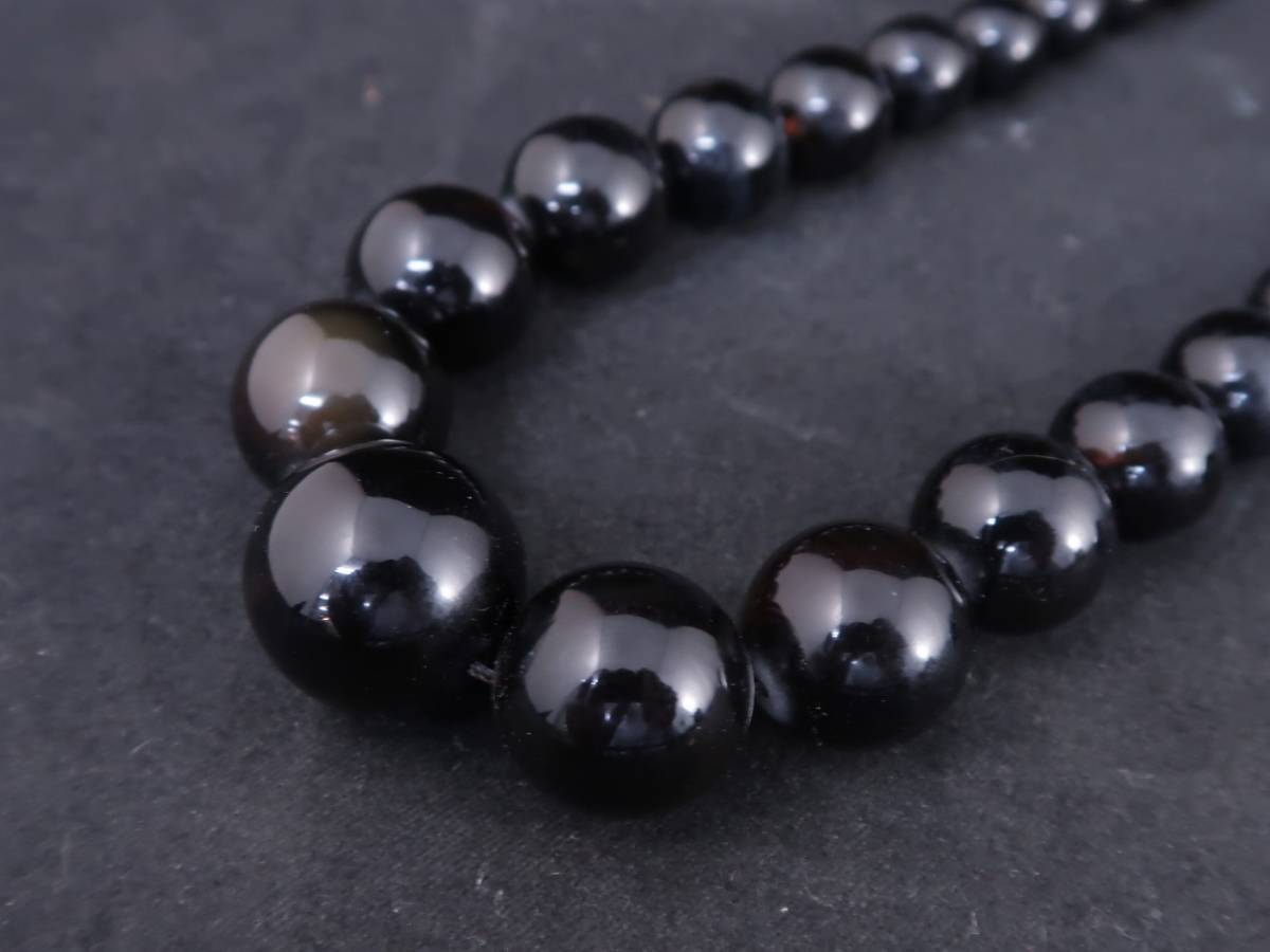 黒甲丸珠 べっ甲 ネックレス イヤリング アクセサリー べっ甲 