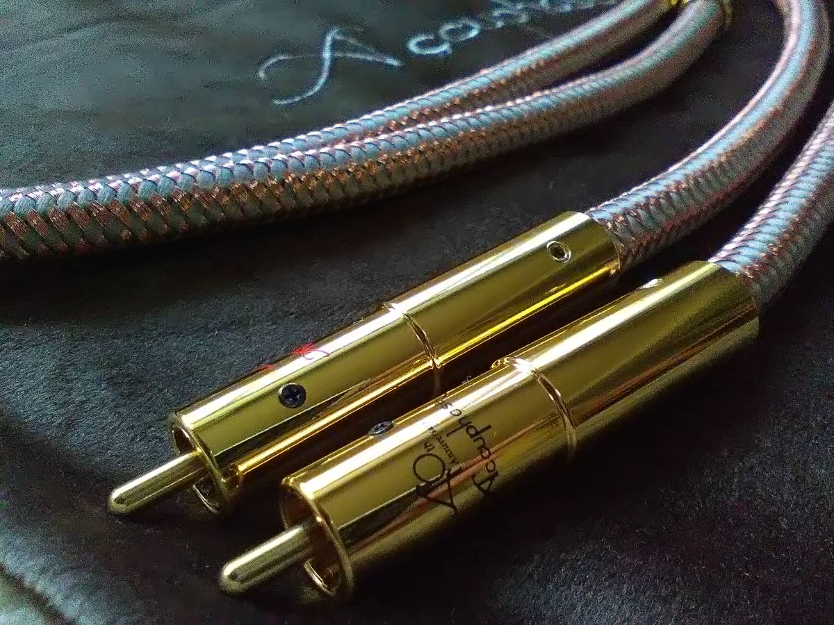 6N Conductor All Stars☆ Accuphase 24Kプラグ搭載 MPS 6N OCC RCA 1.0ｍ ペア 未使用品 