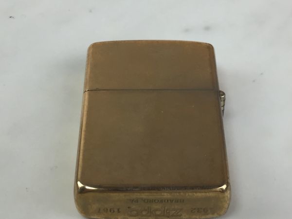 ライター ZIPPO ジッポー Solid Brass Hawaii 1932 1987 ロゴ 喫煙具 M