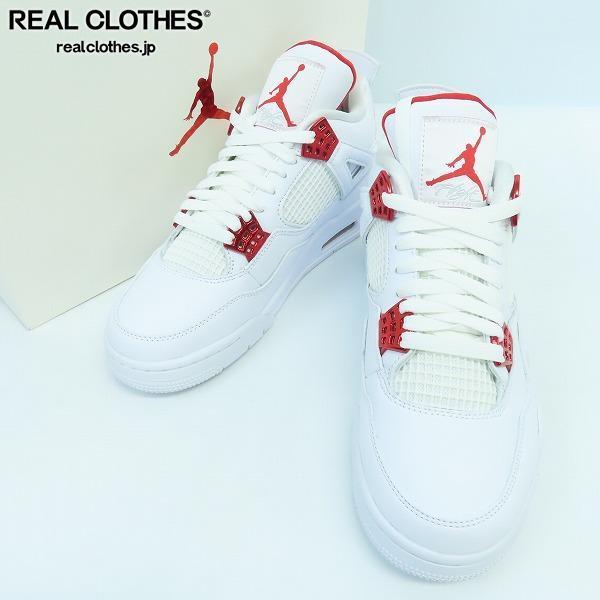 NIKE/ナイキ AIR JORDAN 4 RETRO RED METALLIC エアジョーダン4 レトロ CT8527-112/27 /080
