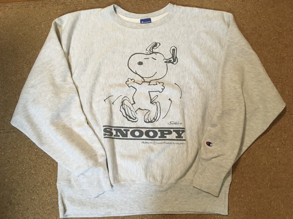 【新作入荷，セール】 90's SNOOPY スウェット チャンピオン製 champion スヌーピー XLサイズ ビンテージ OLD 激レア(スウェットシャツ)｜売買されたオークション情報、yahooの商品情報をアーカイブ公開 - オークファ 男性用