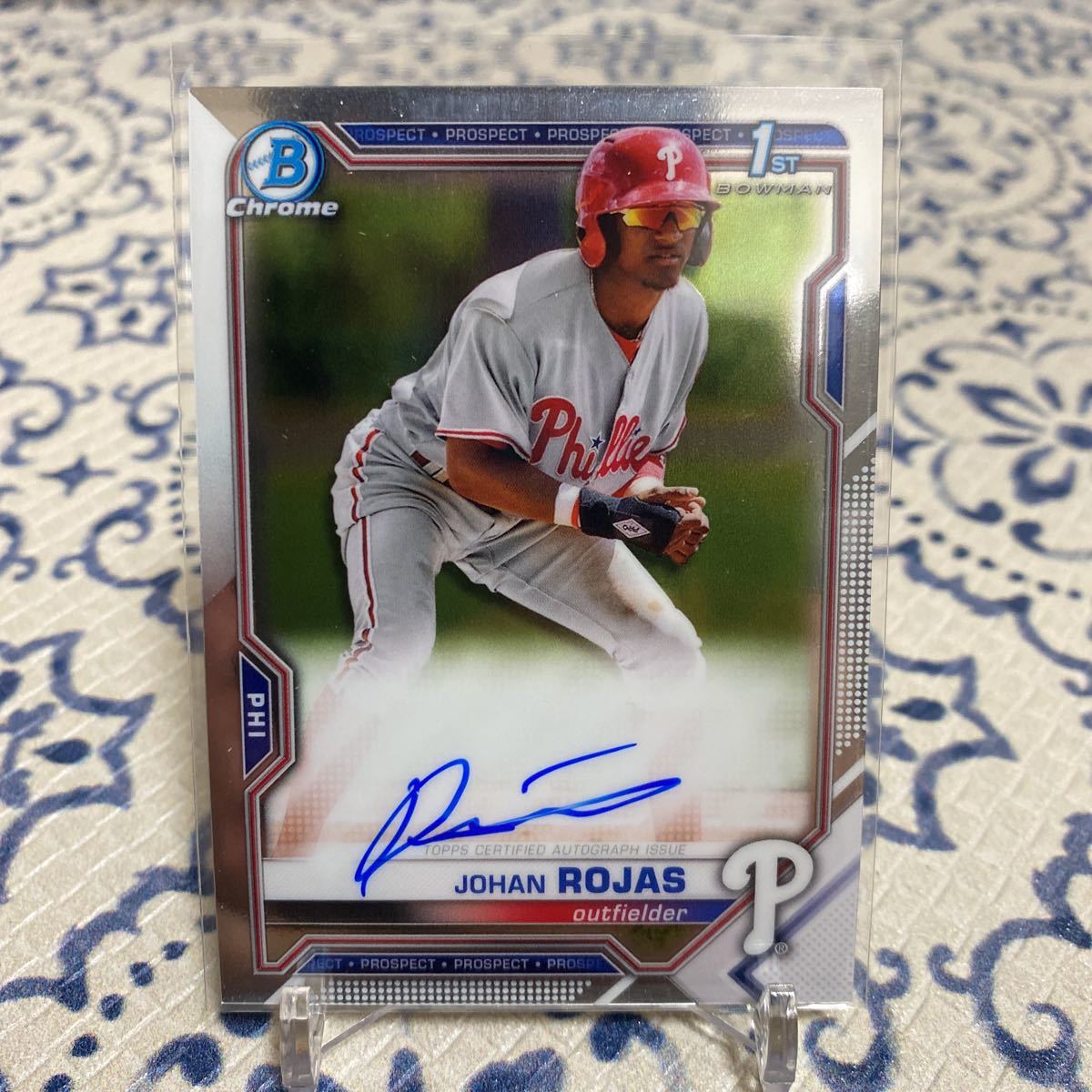 topps bowman 2021 johan rojas auto 1円スタート(Topps)｜売買されたオークション情報、yahooの商品 ...