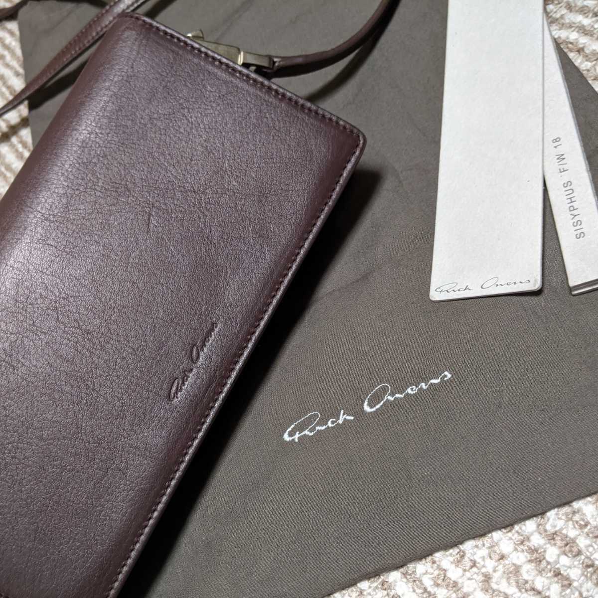 新品 12万 RICK OWENS ショルダー バッグ イタリア製 ラムレザー 