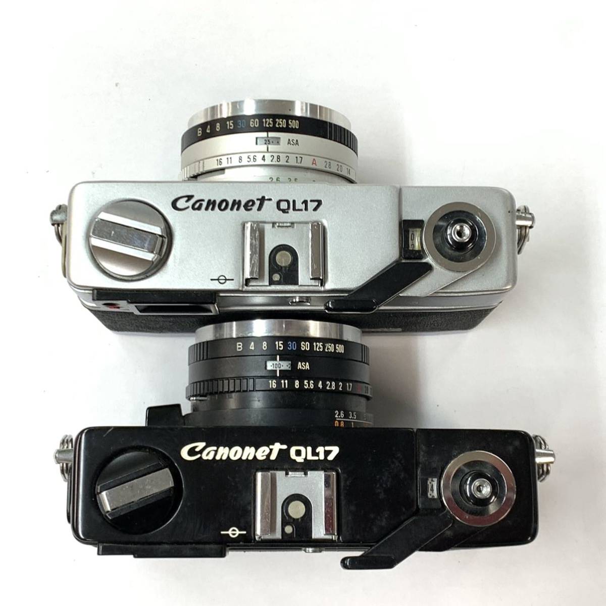 -「ジャンクカメラ - メルカリ 15台 5点まとめ売り X- ★人気のフィルムカメラ★ ジャンクまとめてセット 5点 Canon QL-17 G-Ⅲ / Petri Color 35 / Rollei 35 LED / Olympus PEN-F 40mm F1.4