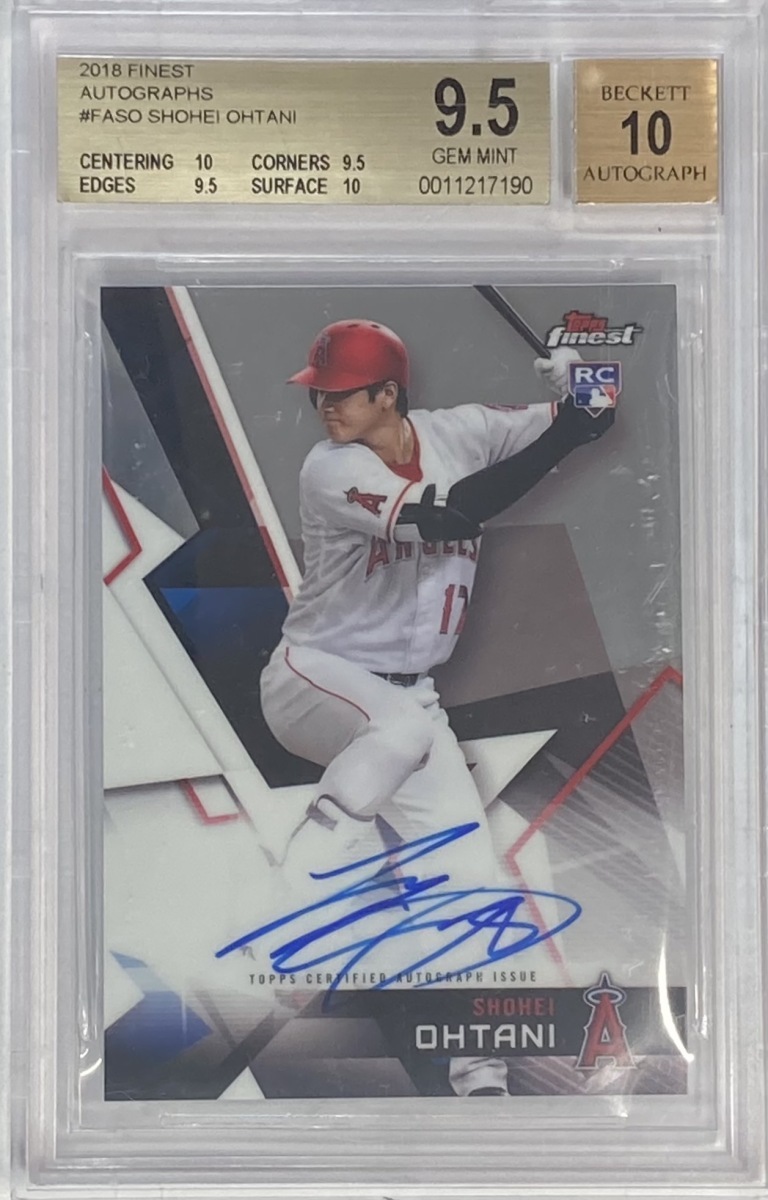 大谷翔平 0 直筆サインカード Topps ルーキー panini topps 公式通販