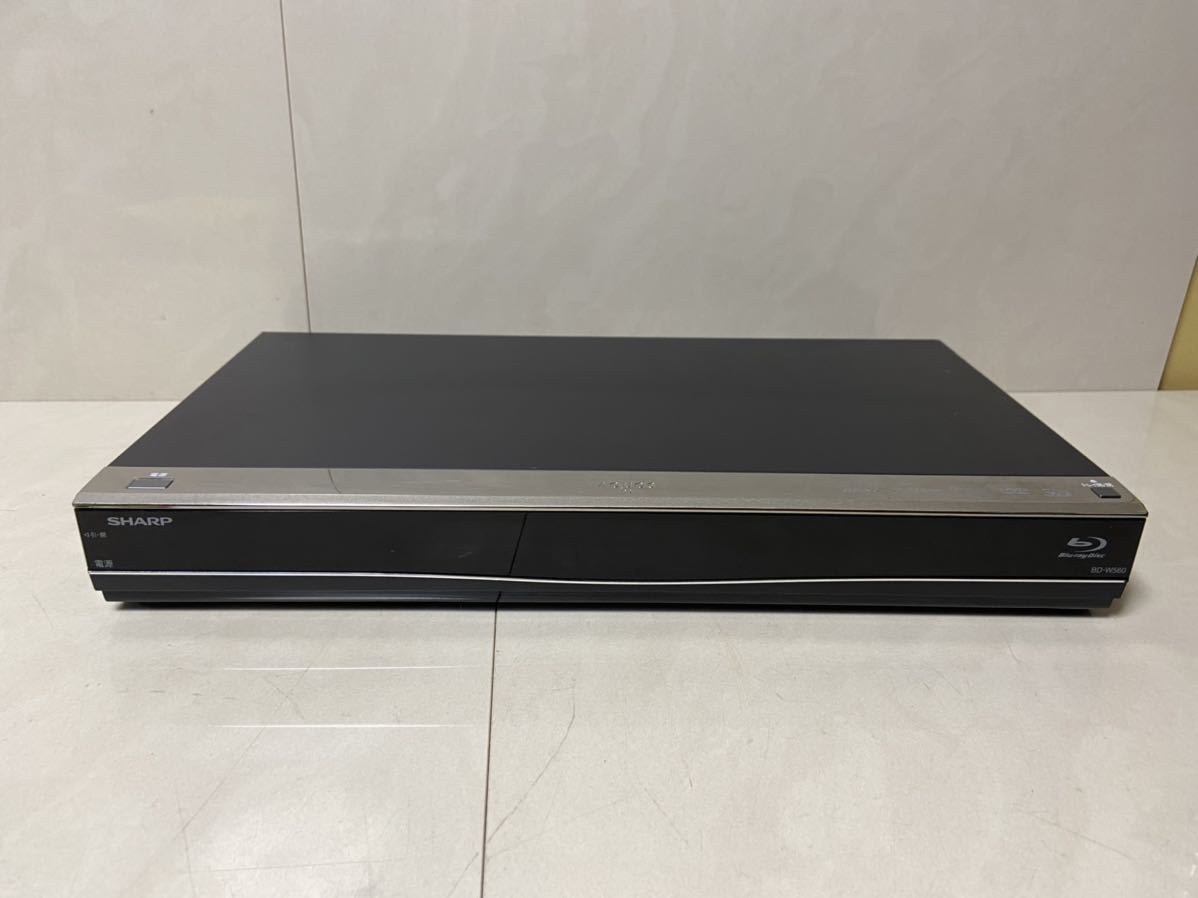 シャープ BD-W560 ブルーレイディスクレコーダー 動作品 外付けHDD対応