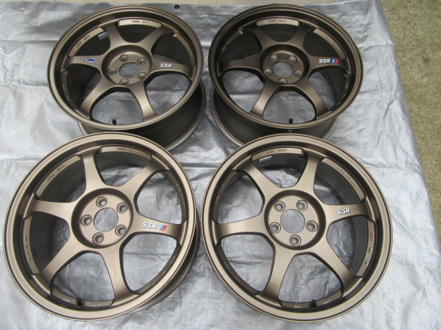 SSR Type-c 17インチ 7.5j +50 PCD100 インプレッサ 86 等 ブロンズ 4本set