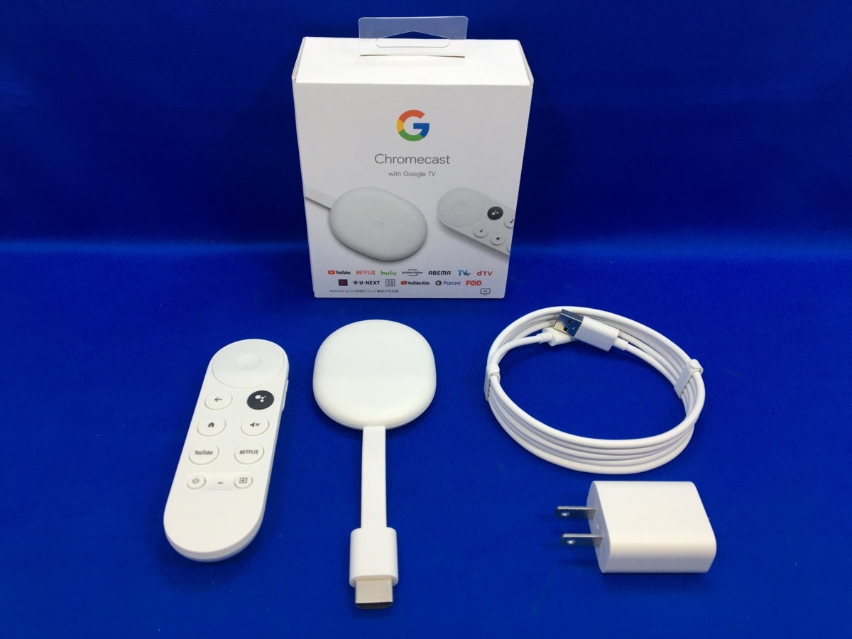テレビ・映像機器 Google グーグル クロームキャスト 4Kモデル GA01919-JP
