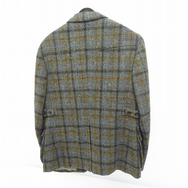 ☆Harris Tweed/ハリスツイード FUNNY 3B チェック柄 テーラード