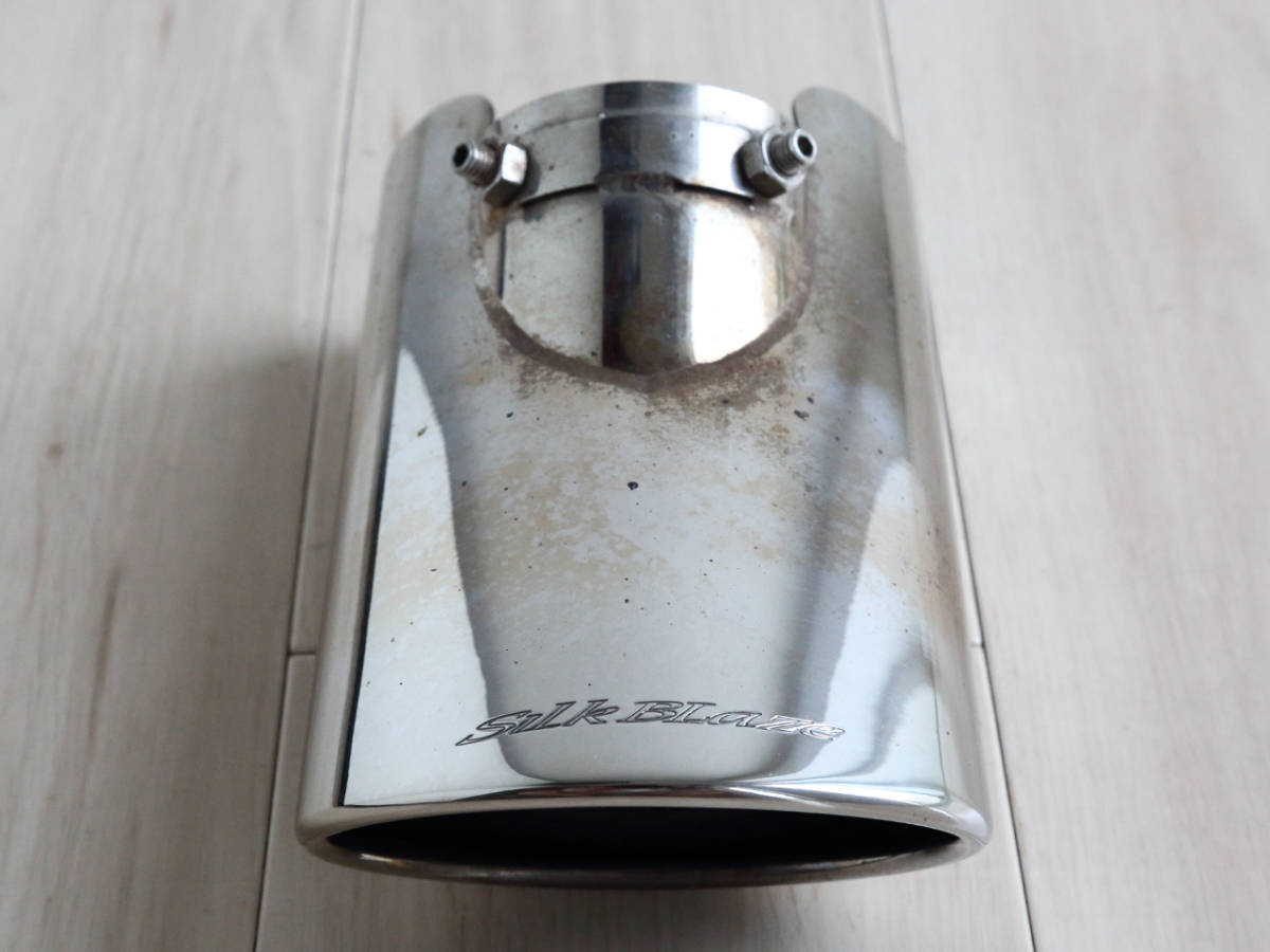 SilkBlaze シルクブレイズ マフラーカッター オーバル タイプ (シルバー) ハイエース6型_2