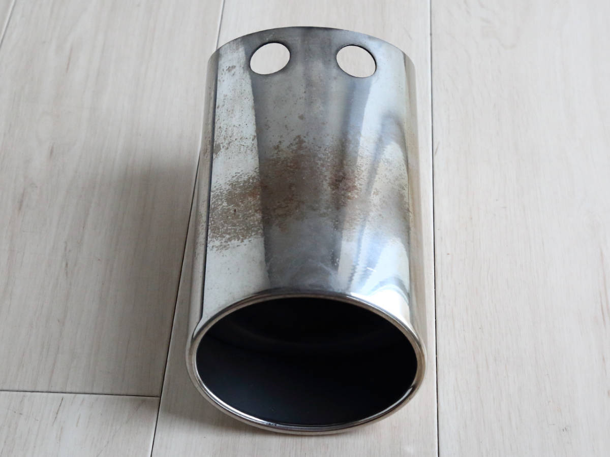 SilkBlaze シルクブレイズ マフラーカッター オーバル タイプ (シルバー) ハイエース6型_3