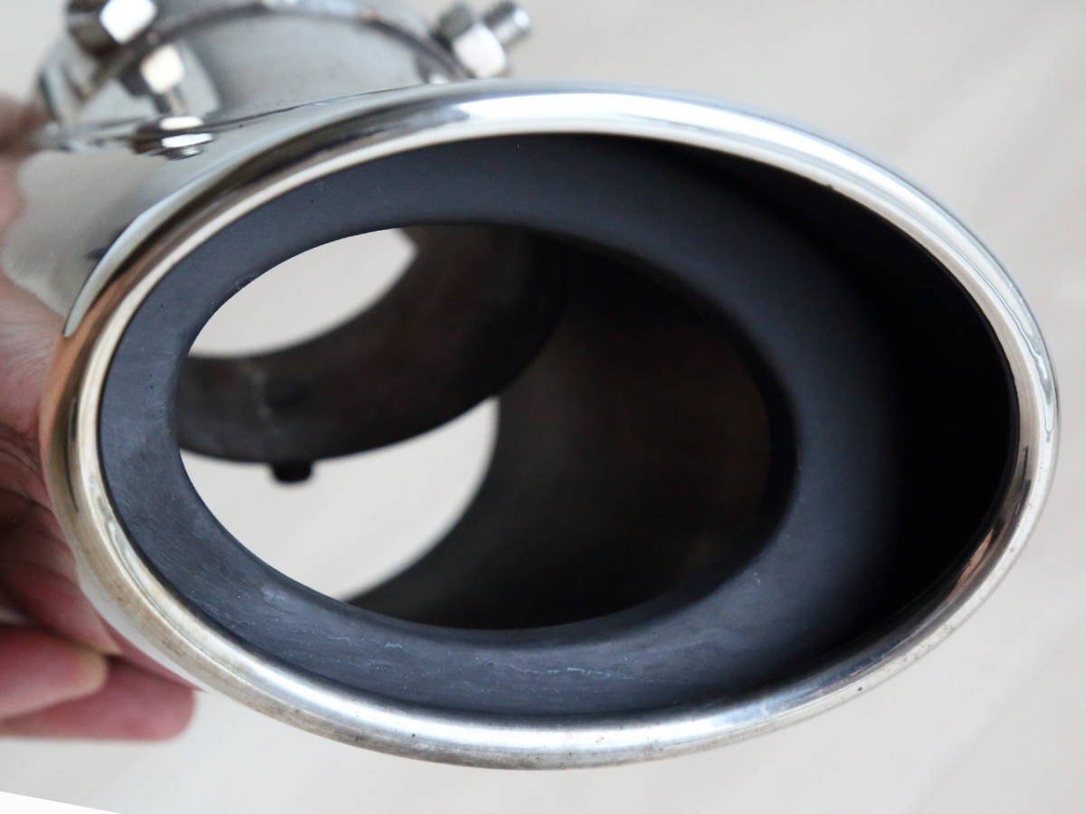 SilkBlaze シルクブレイズ マフラーカッター オーバル タイプ (シルバー) ハイエース6型_6