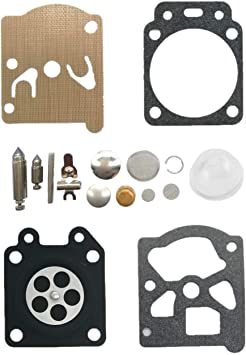 ワルボロWT・WTA系 キャブレター修理用 ダイヤフラムセット 刈払機 草刈機用 互換品 修理部品 17個パーツ入り (1)_1