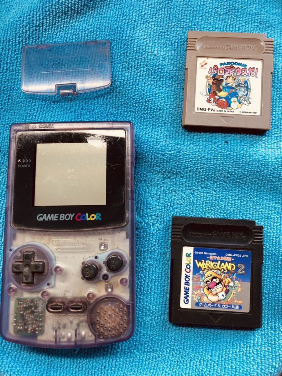 【送料込み！！】ゲームボーイカラー　クリア　ジャンク_1