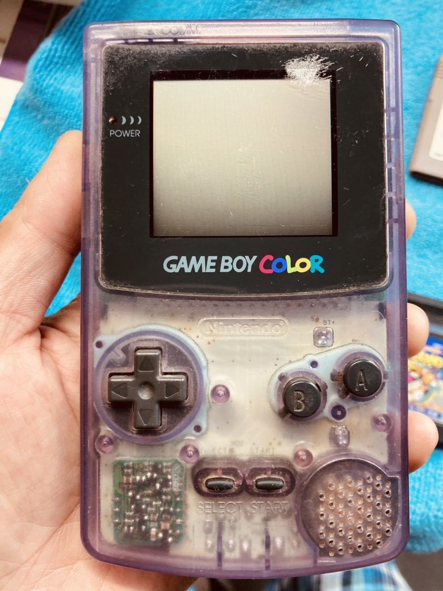 【送料込み！！】ゲームボーイカラー　クリア　ジャンク_2
