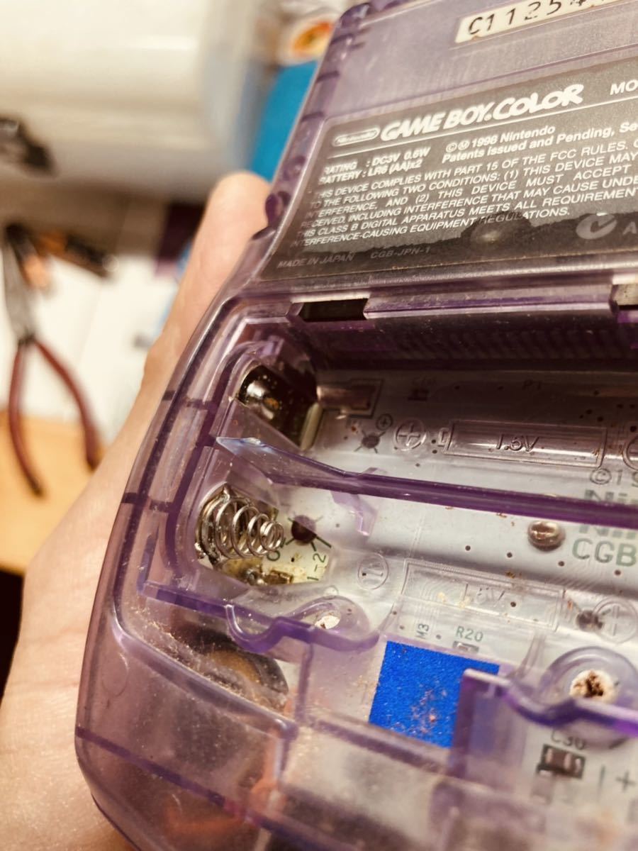 【送料込み！！】ゲームボーイカラー　クリア　ジャンク_4